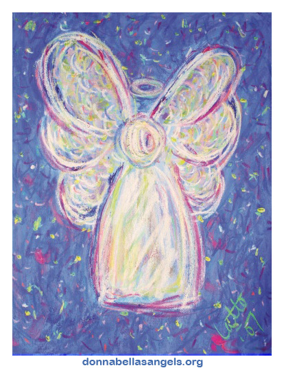 Starry Night Angel Painting