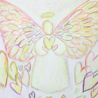 Angel of Hearts Art Painting