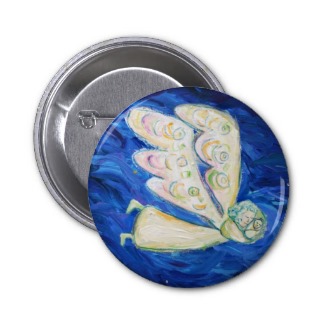 Care of the Soul Flying Angel & Baby Pin Pendant
