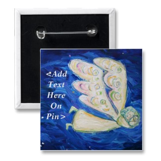 Guardian Angel & Baby Custom Button Message button