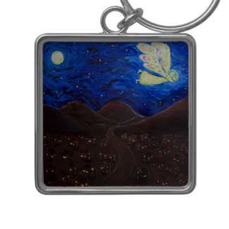 Care of the Soul Guardian Angel Art Keychain