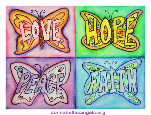 butterfly wings inspirational word
