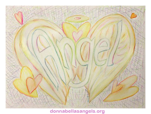 angel inspirational word art