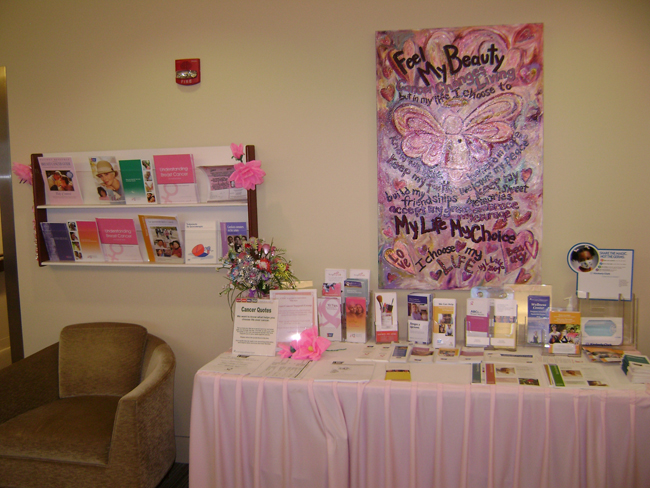 "Feel My Beauty" Pink Cancer Angel Art Donation to CTRC Texas