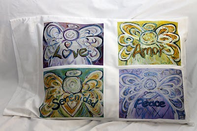 Angel Words Pillow Case
