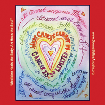 Rainbow Heart Luminaria Card
