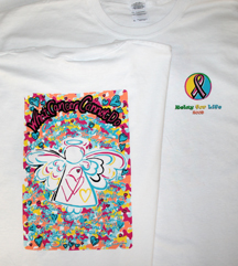 Relay for Life Cancer Angel Fundraiser T-shirts