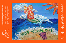 Wipe Out Cancer Angel Luminaria Card