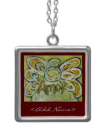 Amor Angel Silver Necklace