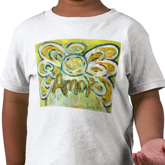 Amor Angel T-shirt (Painting on Both Shirt Sides)