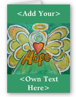 Hope Angel Custom Greeting Card