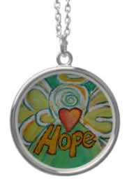 Hope Angel Silver Necklace