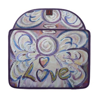 Love Angel Word Computer Laptop Sleeve rickshawflapsleeve