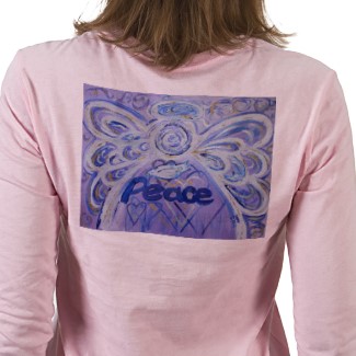 Peace Angel T-shirt (Painting on Back)