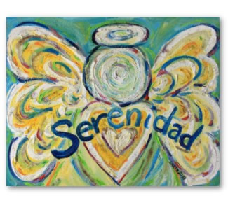 Serenidad Angel Poster Art Print
