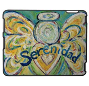 Serenidad Angel iPad Case