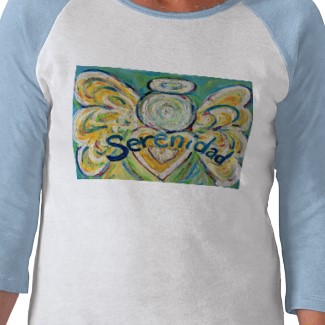 Serenidad Angel T-shirt (Art on Both Sides)