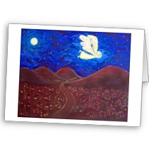 Care of the Soul Angel Greeting Card card