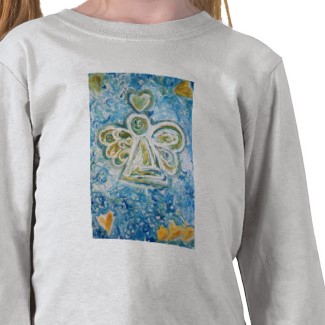 Golden Blue Angel T-shirt (Double Sides)