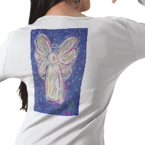 Starry Night Angel T-shirt (Image on Back) shirt