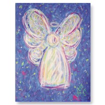Starry Night Angel Postcard postcard