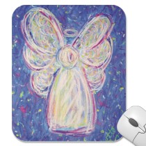 Starry Night Angel Mousepad mousepad