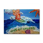 Wipe Out Cancer Angel Magnet