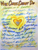 Blue and Gold Cancer Text Art