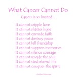 What Cancer Cannot Do - Pink Light Text