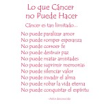 Lo que C&aacute;ncer no Puede Hacer - Red Text