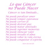 Lo que C&aacute;ncer no Puede Hacer - Light Pink Script Text