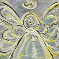 White Angel Painting