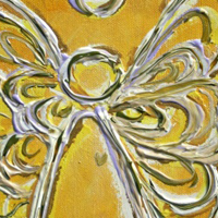 Yellow Angel Painting