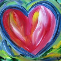 Heart with Hope Art Painting