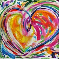 Heart of Joy Art Painting