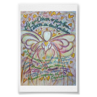 Lo que Cáncer no Puede Hacer Angel Poster Print print