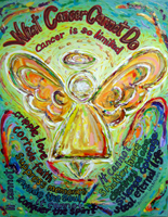 Rainbow Cancer Angel of What Cancer Cannot Do