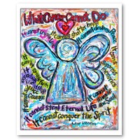 Colorful Cancer Angel Print