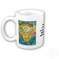 Rainbow Cancer Angel Mug