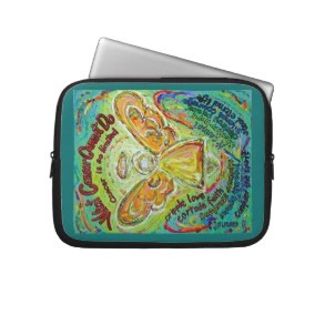 Rainbow Cancer Cannot Angel Computer Sleeve Bag electronicsbag