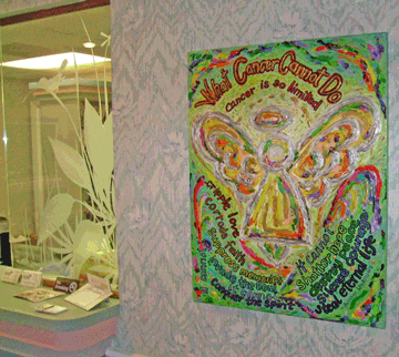 Rainbow Cancer Angel at Medical Office