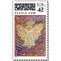 Southwest Cancer Angel Postage Stamp