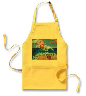 Wipe Out Cancer Angel Apron