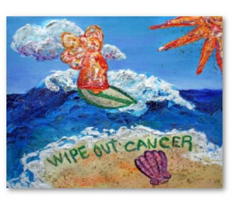Wipe Out Cancer Angel Poster Art Print