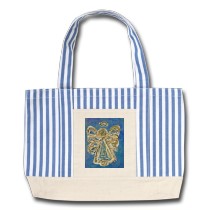 Blue Angel Tote Bag bag