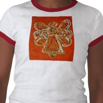 Orange Angel T-shirt (Image on Front) shirt