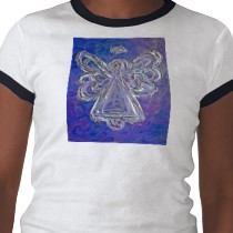 Purple Angel T-shirt (Image on Front) shirt