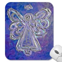 Purple Angel Mousepad mousepad