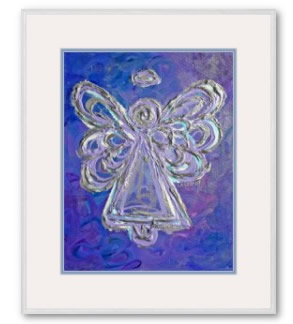 Purple Angel Framed Artwork Print