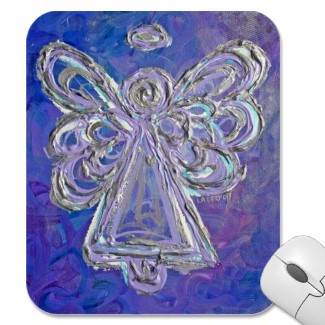 Purple Angel Mousepad